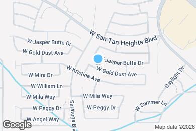 Map image of the property - 2370 W Gold Dust Ave