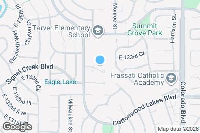 Map image of the property - 3165 E 134th Cir