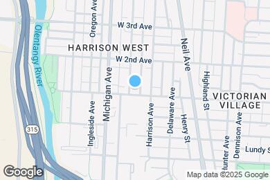 Map image of the property - 406 W 1st Ave