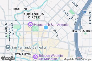 Map image of the property - 505 E Travis St