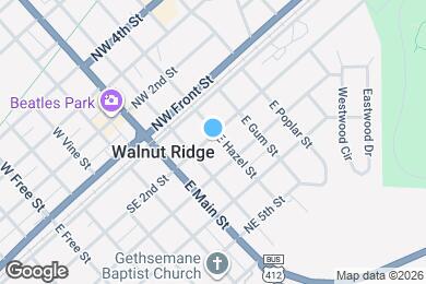 Map image of the property - 224 NE 2nd St