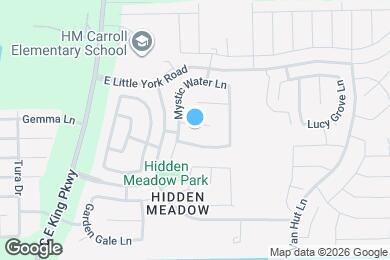 Map image of the property - 12718 Blue Timbers Ct