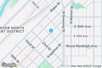 Map image of the property - 3400 Larimer St