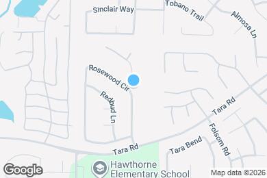 Map image of the property - 485 Rosewood Cir