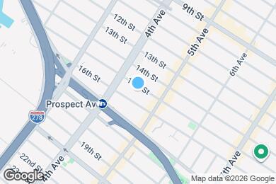 Map image of the property - 182 15th St