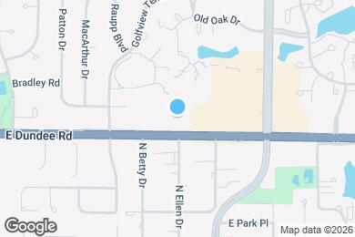 Map image of the property - 12 Oak Creek Dr