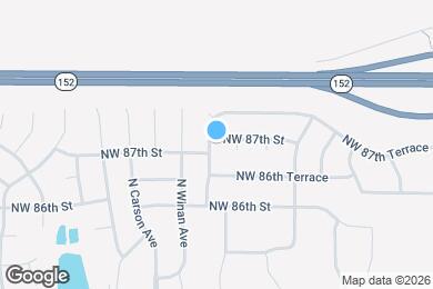 Map image of the property - 8705 N Crawford Ave