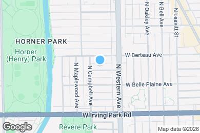 Map image of the property - 2440 W Warner Ave
