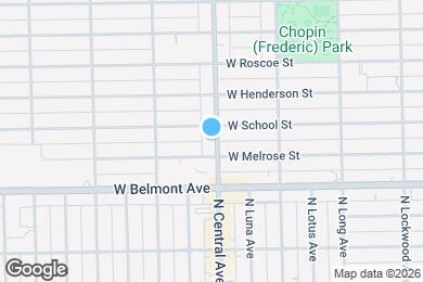 Map image of the property - 3246 N Central Ave