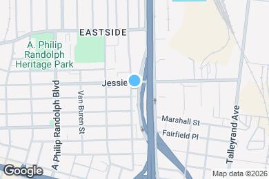 Map image of the property - 881 Bridier St
