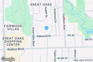 Map image of the property - Great Oaks