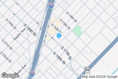 Map image of the property - 1613 Bagby Ave