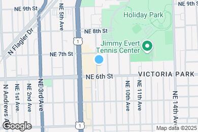 Map image of the property - 620 NE 7th Ave
