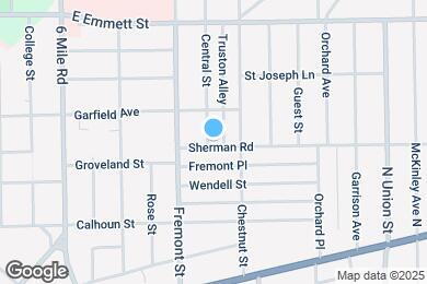 Map image of the property - 25 Sherman Rd