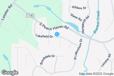 Map image of the property - 1610 Lakefield Dr
