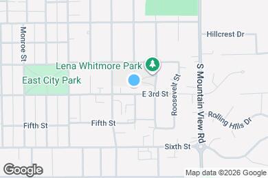 Map image of the property - 1232 E 3rd St