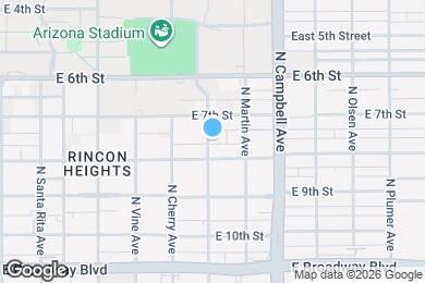 Map image of the property - 320 N Warren Ave