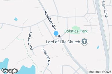 Map image of the property - 14601 Helium St NW