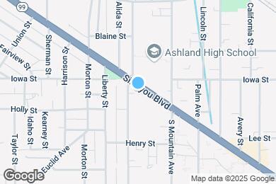 Map image of the property - 862 Siskiyou Blvd