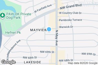 Map image of the property - 2923 NW 72nd St