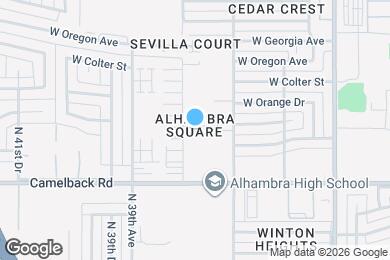 Map image of the property - 3745 W Medlock Dr