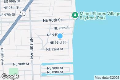 Map image of the property - 1255 NE 93rd St