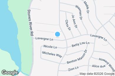 Map image of the property - 934 Lavergne Ln