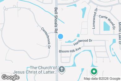 Map image of the property - 4501 Cabbage Palm Dr