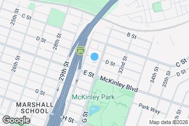 Map image of the property - 3022 D St