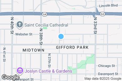 Map image of the property - 613 N 36th St