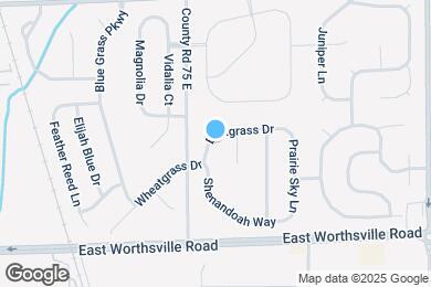 Map image of the property - 911 Bentgrass Dr