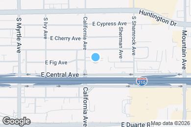 Map image of the property - 1400 S California Ave