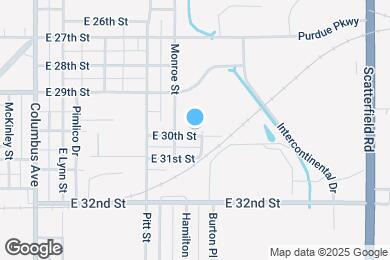 Map image of the property - 1514 E 30th St