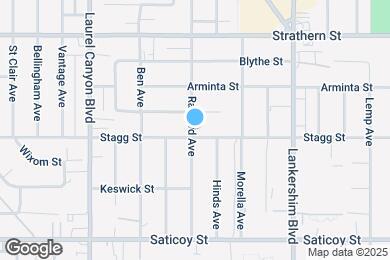 Map image of the property - 7800 Radford Ave