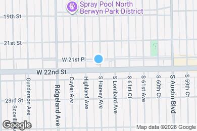 Map image of the property - 6226-32 W Cermak Rd