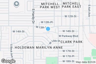 Map image of the property - 700 W 14th St