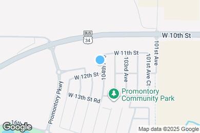 Map image of the property - 1121 104th Ave