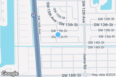 Map image of the property - 1384 SW 14th Ave