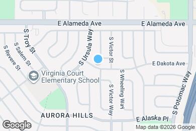 Map image of the property - 13157 E Dakota Ave