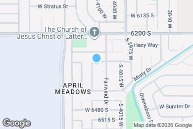 Map image of the property - 4109 W 6305 S