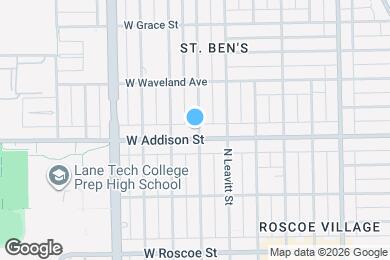 Map image of the property - 2232 W Addison St