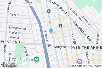 Map image of the property - 1725 Elm St