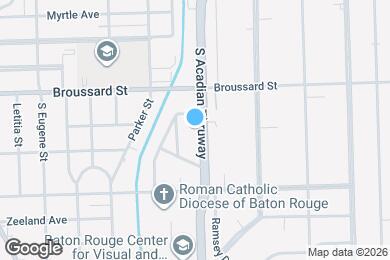 Map image of the property - 1548 S Acadian Thruway
