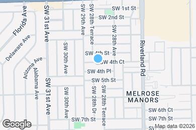 Map image of the property - 2836 SW 4th Ct
