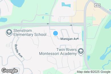 Map image of the property - 1092 Manigan Ave