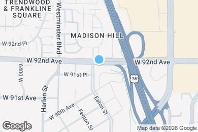Map image of the property - 5740 W 92nd Ave