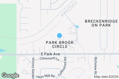 Map image of the property - 171 Parkbrook Cir
