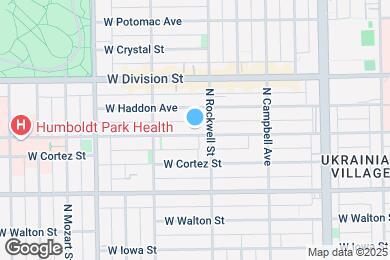 Map image of the property - 2614 W Thomas St