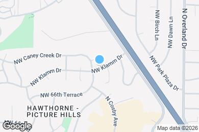 Map image of the property - 5804 NW Klamm Dr