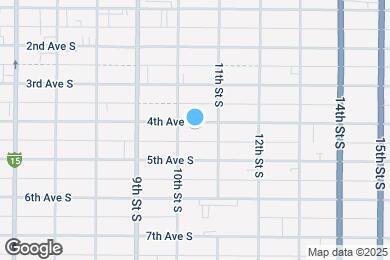 Map image of the property - 1010 4th Ave S